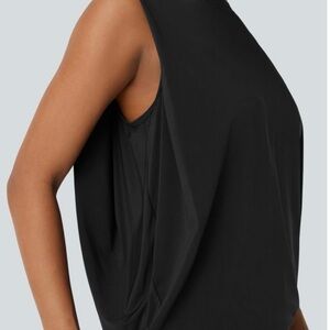 Black Sleeveless Yoga Top